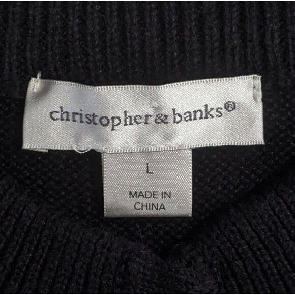 Christmas Sweater Vest Womens L Large Santa Cheetah Zebra Cardigan Reindeer Snow - Picture 9 of 10